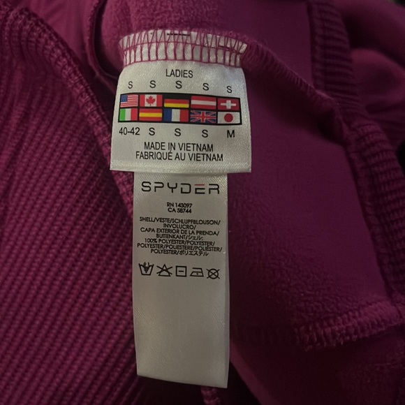 LIKE NEW! Worn once! Spyder zip up sweater 💖 - Picture 11 of 11